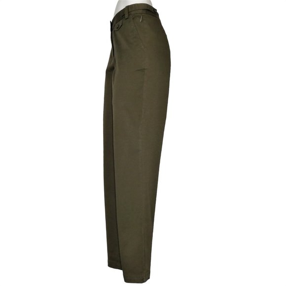 Brooks Brothers Olive Green Chino Women's Pants Size 6 - Picture 3 of 9